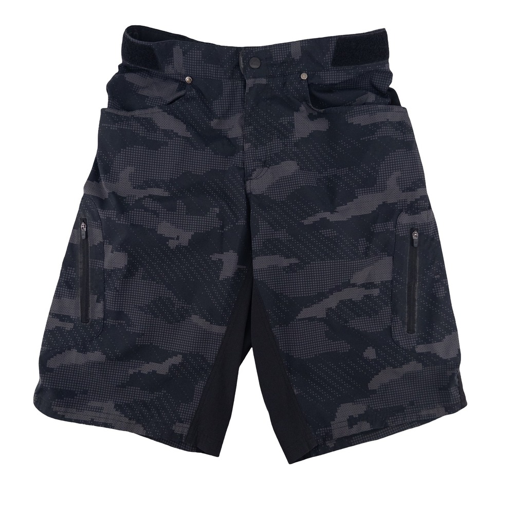 Zoic Mens M Ether Shorts Black Digital Camo Mountain Biking MTB Technical Trail